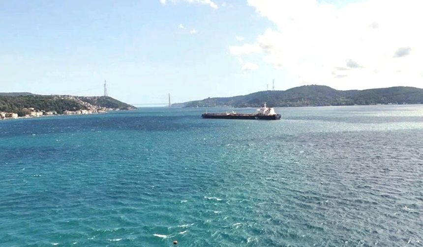 90 Bin tonluk tanker, Sarıyer açıklarına çekildi