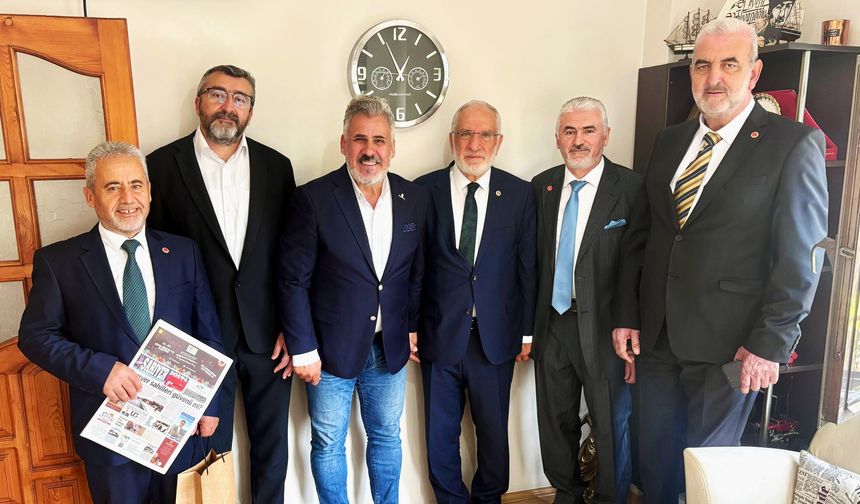 Saadet Partisi Milletvekili Mehmet Karaman’dan Sarıyer Posta’ya ziyaret