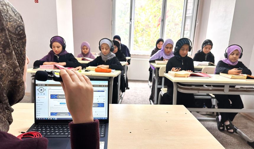 Melek Akdağ Kız Kur’an Kursu’na teknolojik destek