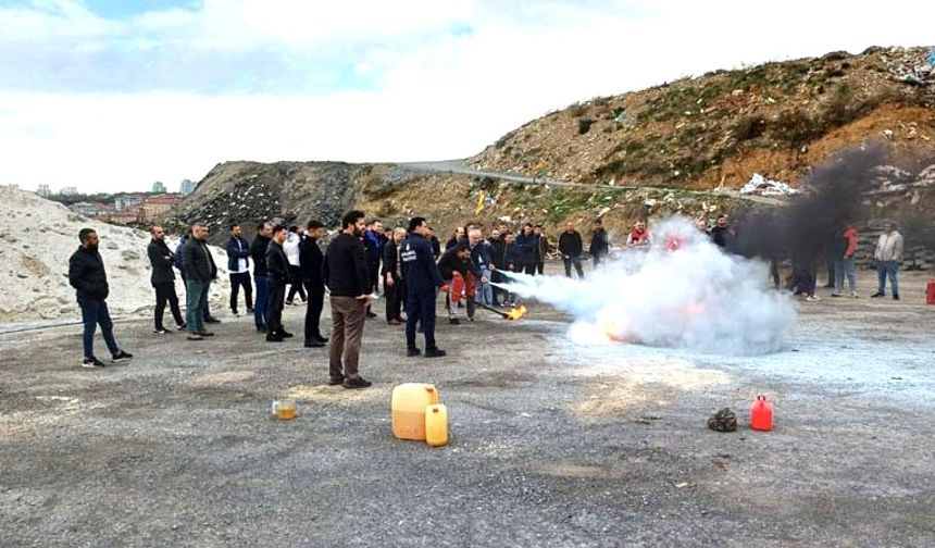 Sarıyer Belediyesi’nde personele kapsamlı yangın ve afet eğitimi