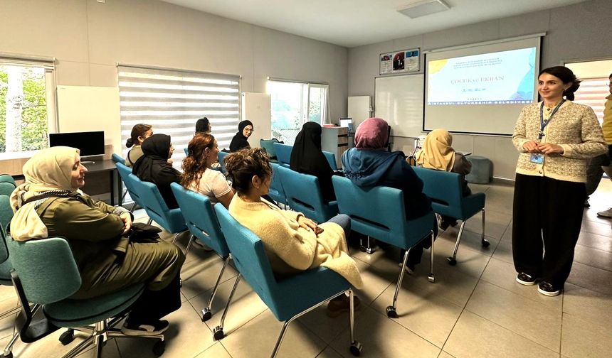 Sarıyer’de ailelere, “Çocuklarda ekran bağımlılığı” uyarısı!