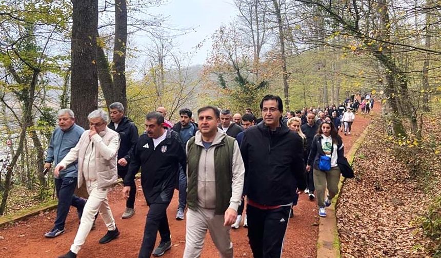 Belgrad Ormanı’nda sağlık yürüyüşü