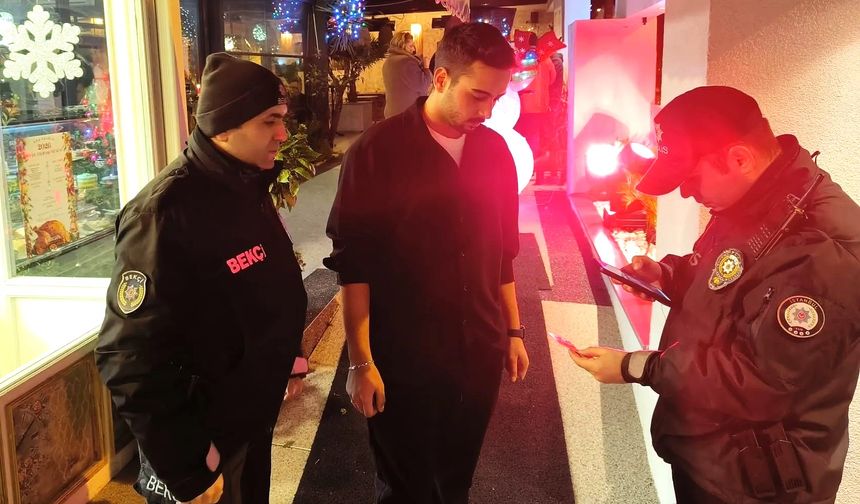 Sarıyer Emniyetinden amansız yılbaşı mesaisi