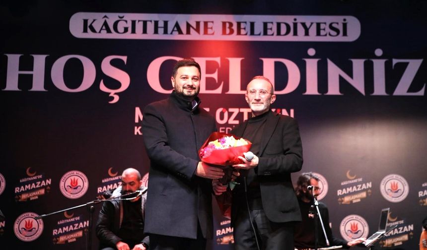 Ömer Karaoğlu ve Serdar Tuncer Kâğıthane’de Ramazan coşkusuna ortak oldu