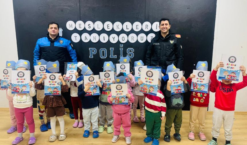 Sarıyer emniyeti’nden miniklere güvenlik eğitimi