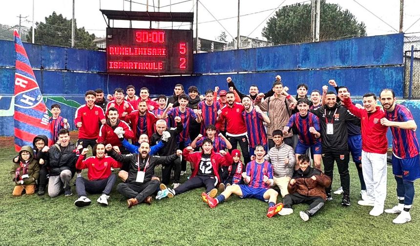 Rumelihisarı Spor Kulübü’nden sahalar muhteşem dönüş