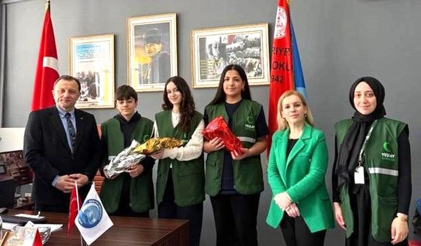 Sarıyer Ortaokulu’nda Yeşilay Haftası etkinliği