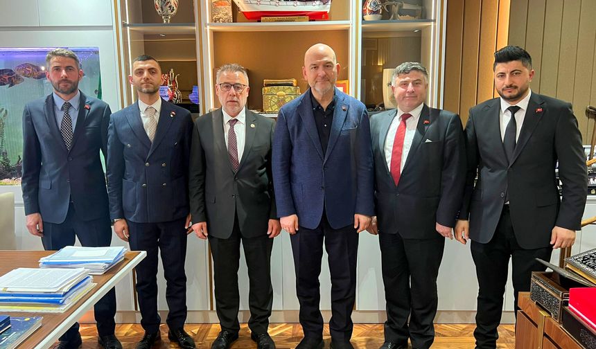 İstanbul Oto Sanatkârlar Esnaf Odası’ndan Süleyman Soylu’ya ziyaret