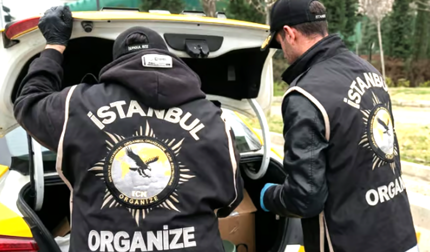 Sarıyer’de taksi görünümlü cephanelik!