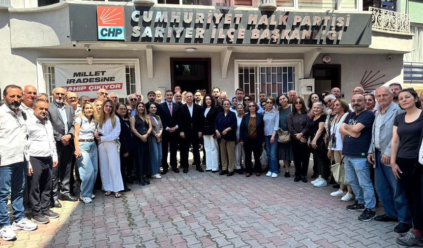 CHP Sarıyer’de bayramlaşma buluşması
