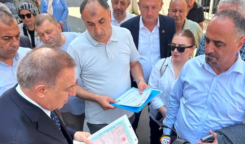 CHP'li Gökan Zeybek Poligon Mahallesi’nde halkın sorunlarını dinledi