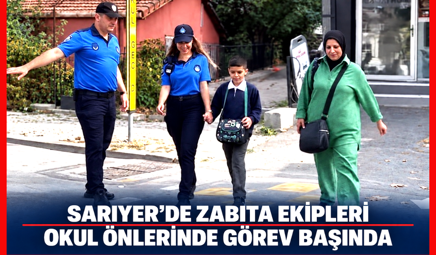 Sarıyer’de zabıta ekiplerinden anlamlı görev