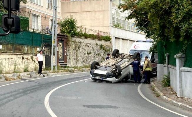 Tarabya'da Kontrolden çıkan Otomobil Takla Attı - Sarıyer Posta ...