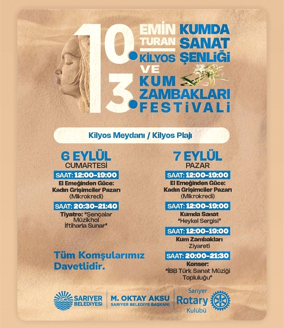 13. Kum Zambakları