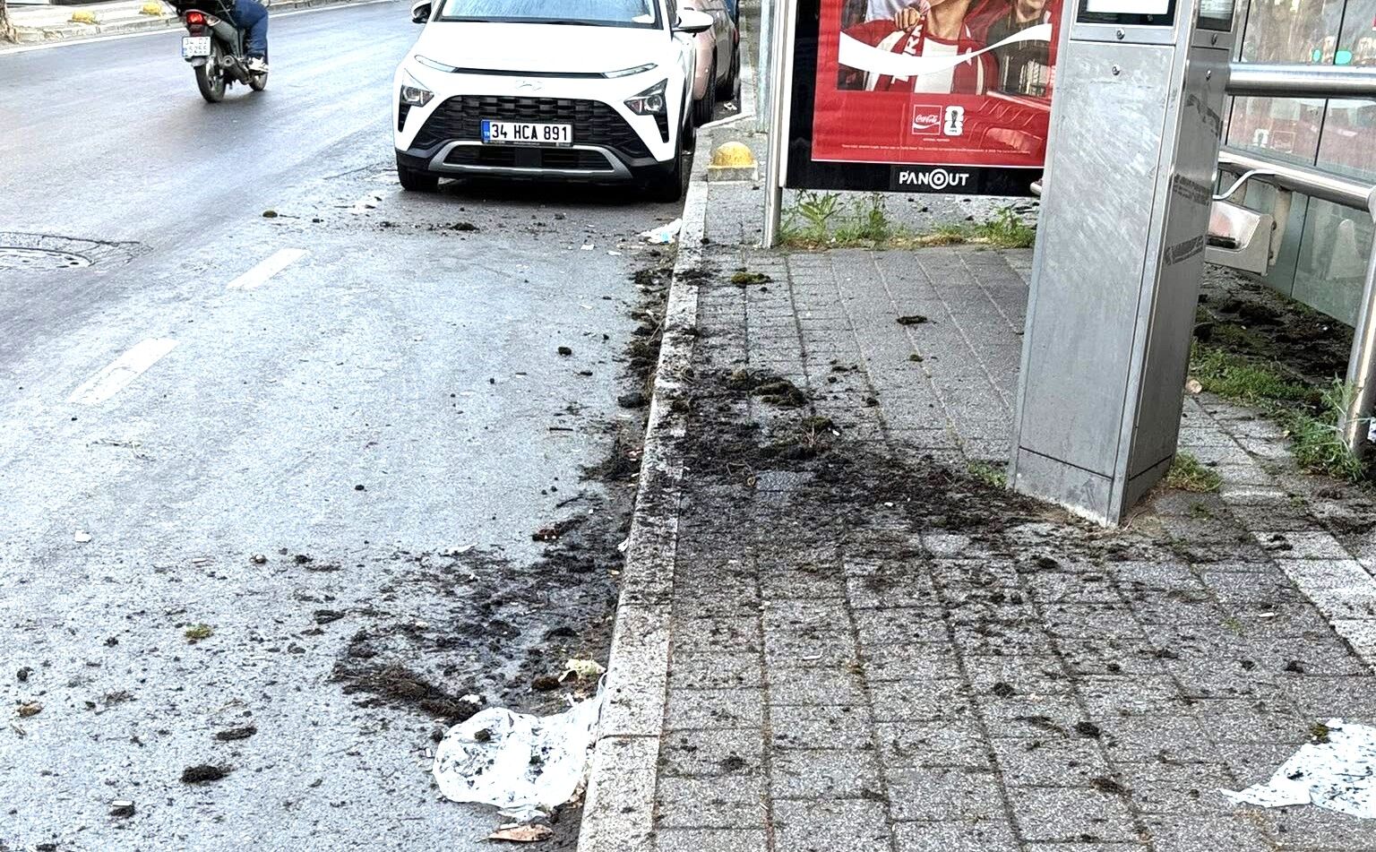 Reşitpaşa’da tepki çeken görüntü!
