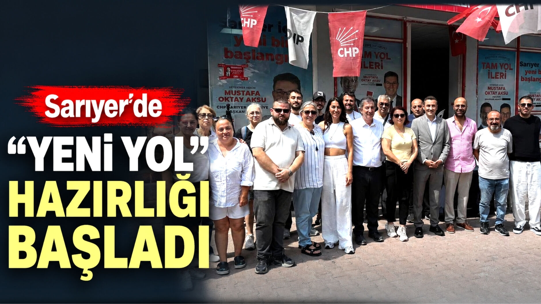 Sarıyer'de "Yeni Yol" hazırlığı başladı