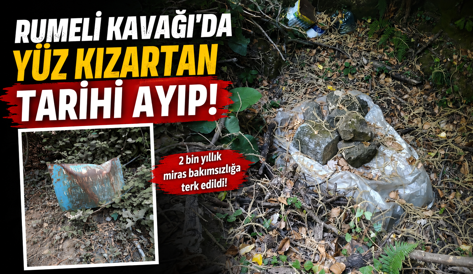Rumeli Kavağı'da yüz kızartan tarihi ayıp!