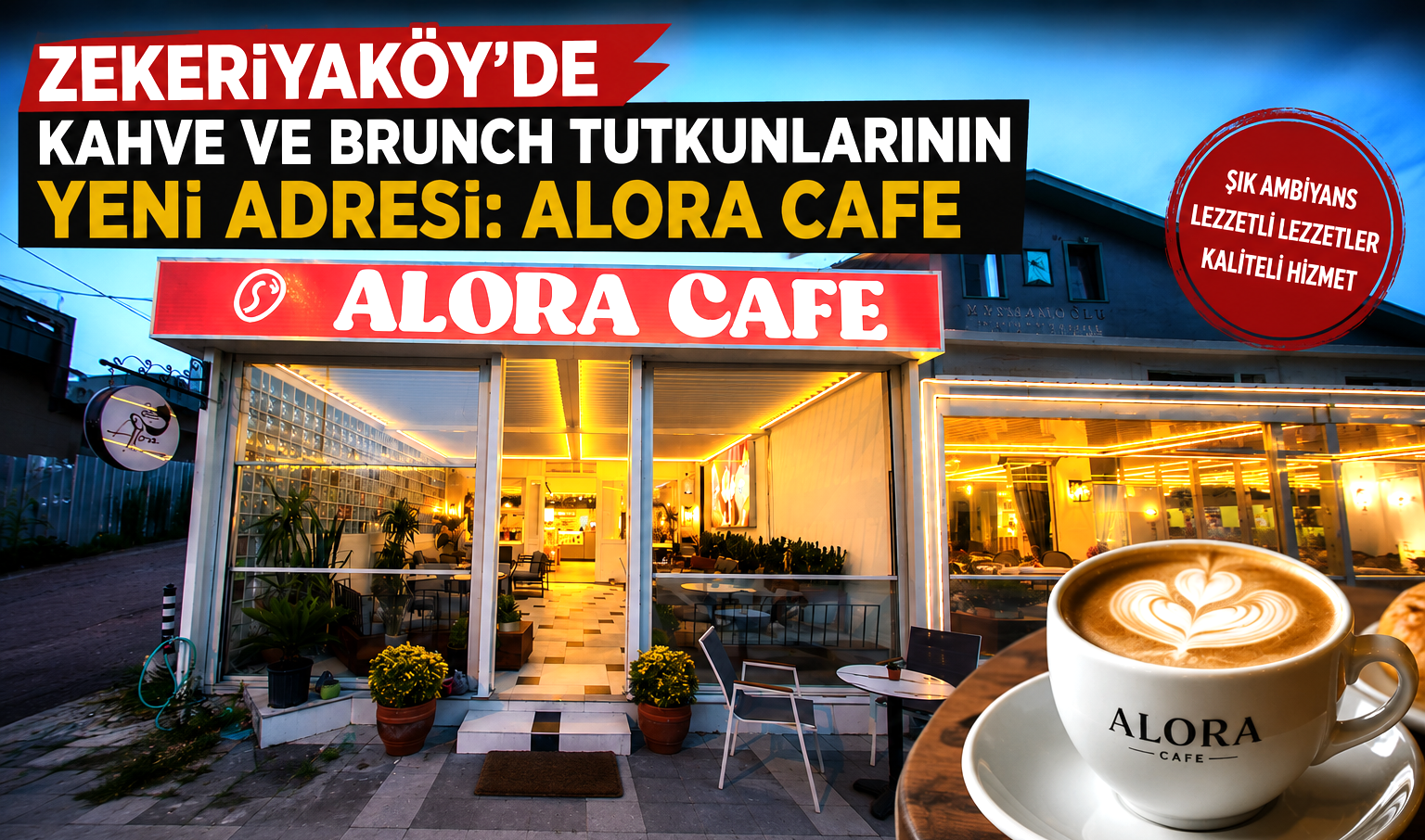 Cafe Alora ile kendinizi özel hissedeceksiniz