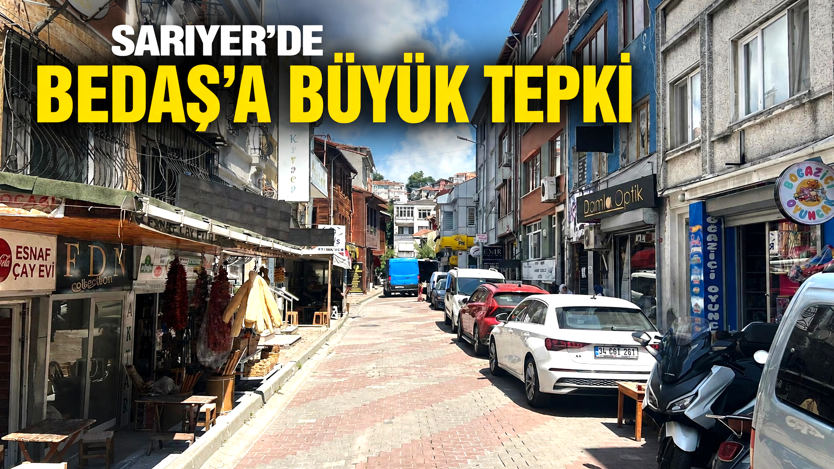 Sarıyer’de BEDAŞ’a büyük tepki!