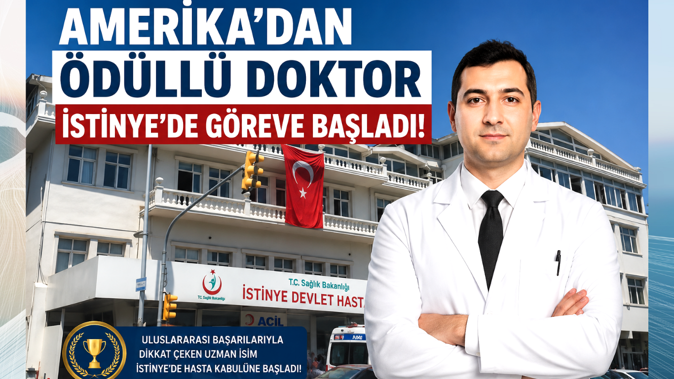 Amerika’dan ödüllü Doktor İstinye’de göreve başladı