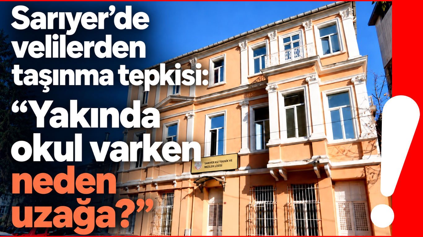 Sarıyer’de yetkililere çağrı: “Ayrıcalık değil, kesintisiz eğitim istiyoruz”
